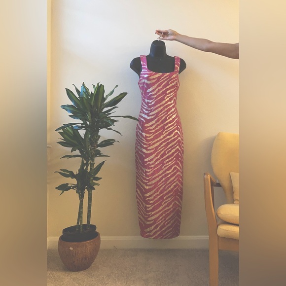 Pink Sequin Dress- 1 LEFT❗️ - Picture 6 of 11